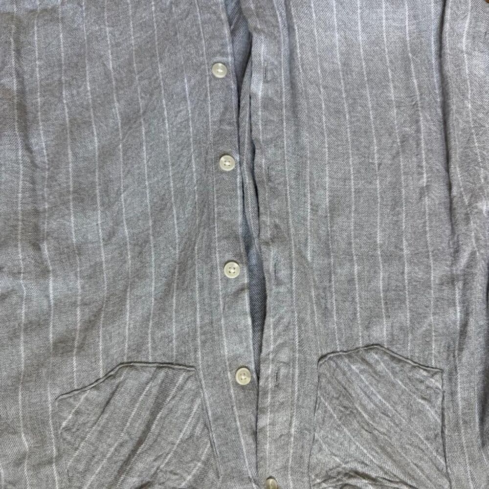 Unbranded Women's Grey and Blue Shirt